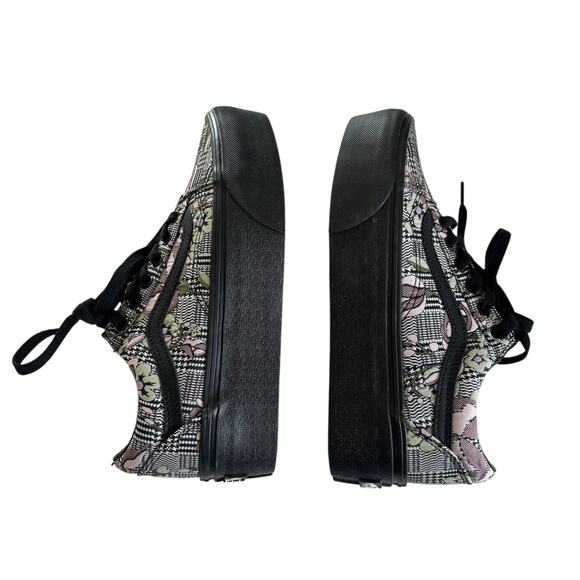 Vans Old Skool Stackform Sneaker Shoes Platform Floral Tapestry Women’s Size 5.5 - Picture 3 of 5
